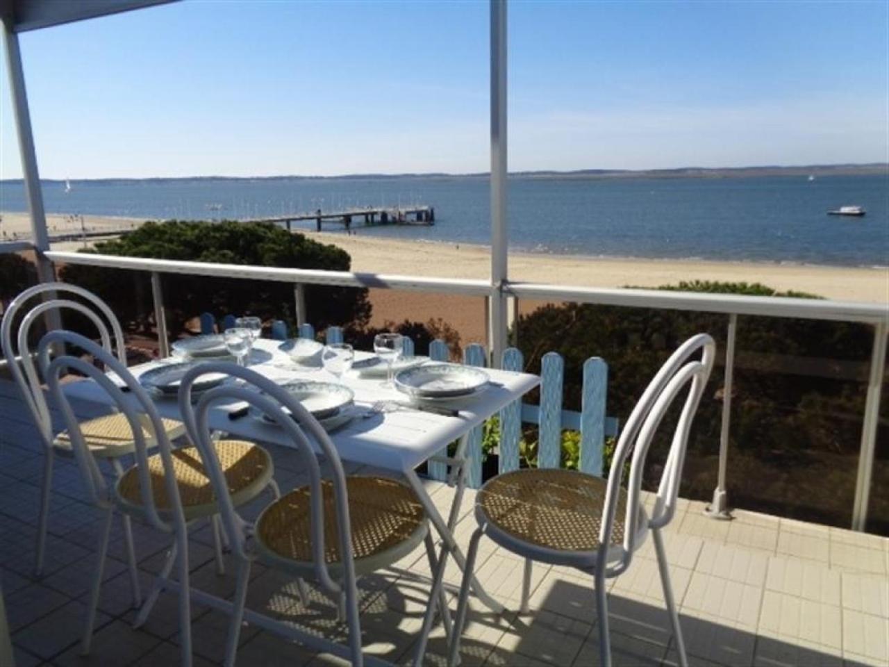 Appartement T3 Au Centre D'Arcachon Avec Vue Mer, Terrasse Et Parking Securise - Fr-1-374-74 Luaran gambar